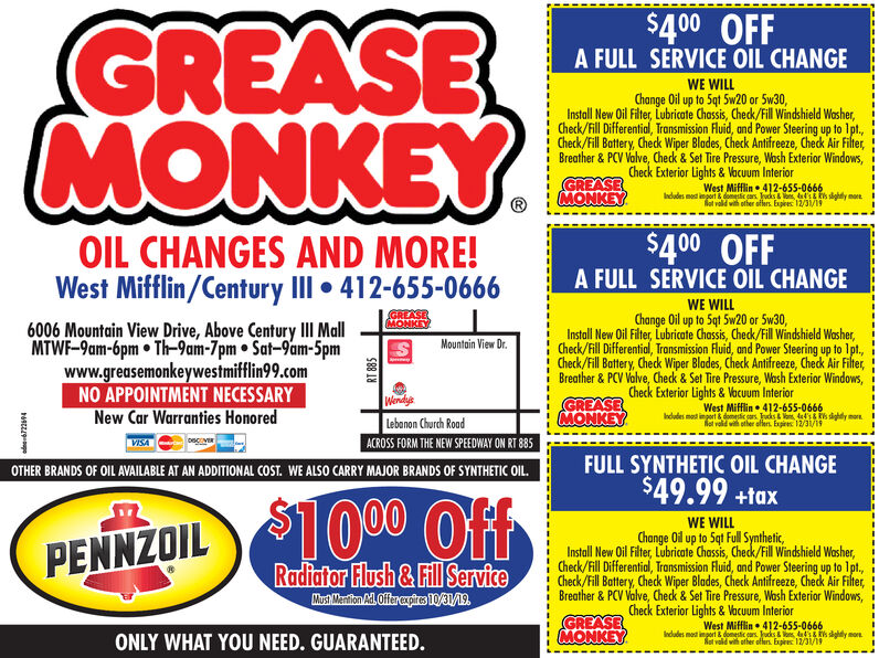 grease monkey coupons transmission